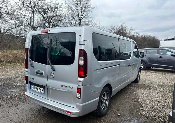 Opel Vivaro cena 74900 przebieg: 188000, rok produkcji 2017 z Koszalin małe 781